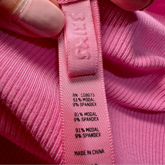 Skims Soft Lounge Long Sleeve Maxi Dress in Bubble Gum Pink size XXS - Picture 4 of 6